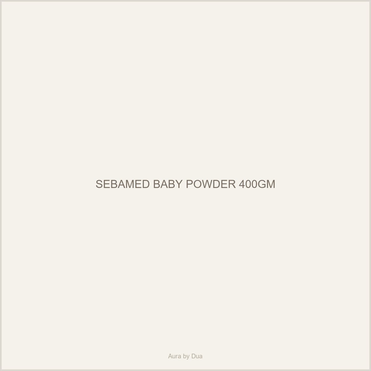 SEBAMED BABY POWDER 400GM
