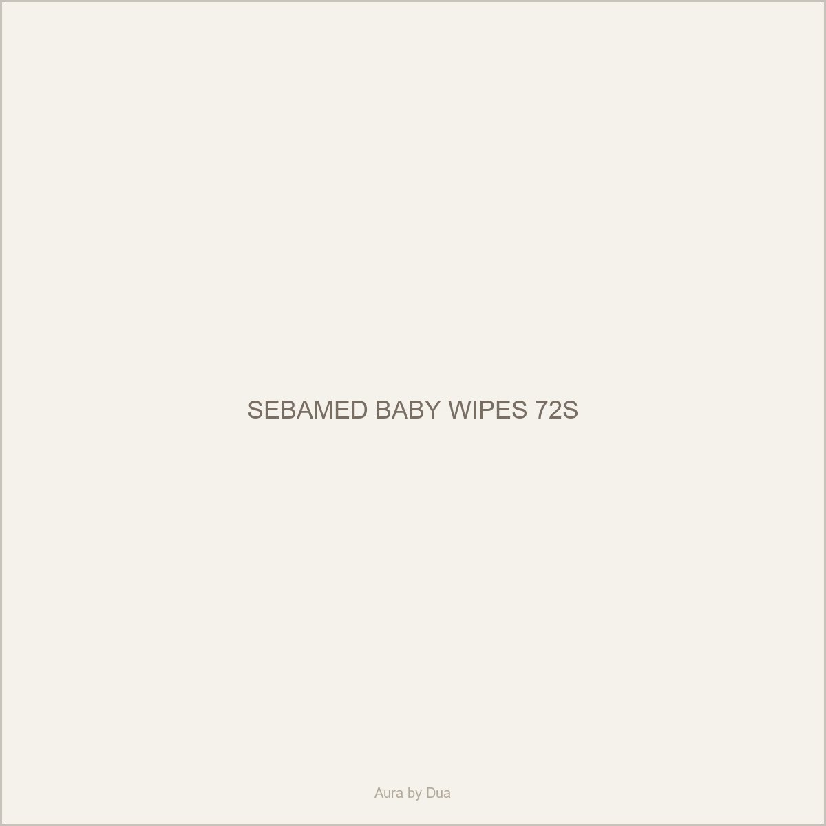 SEBAMED BABY WIPES 72S