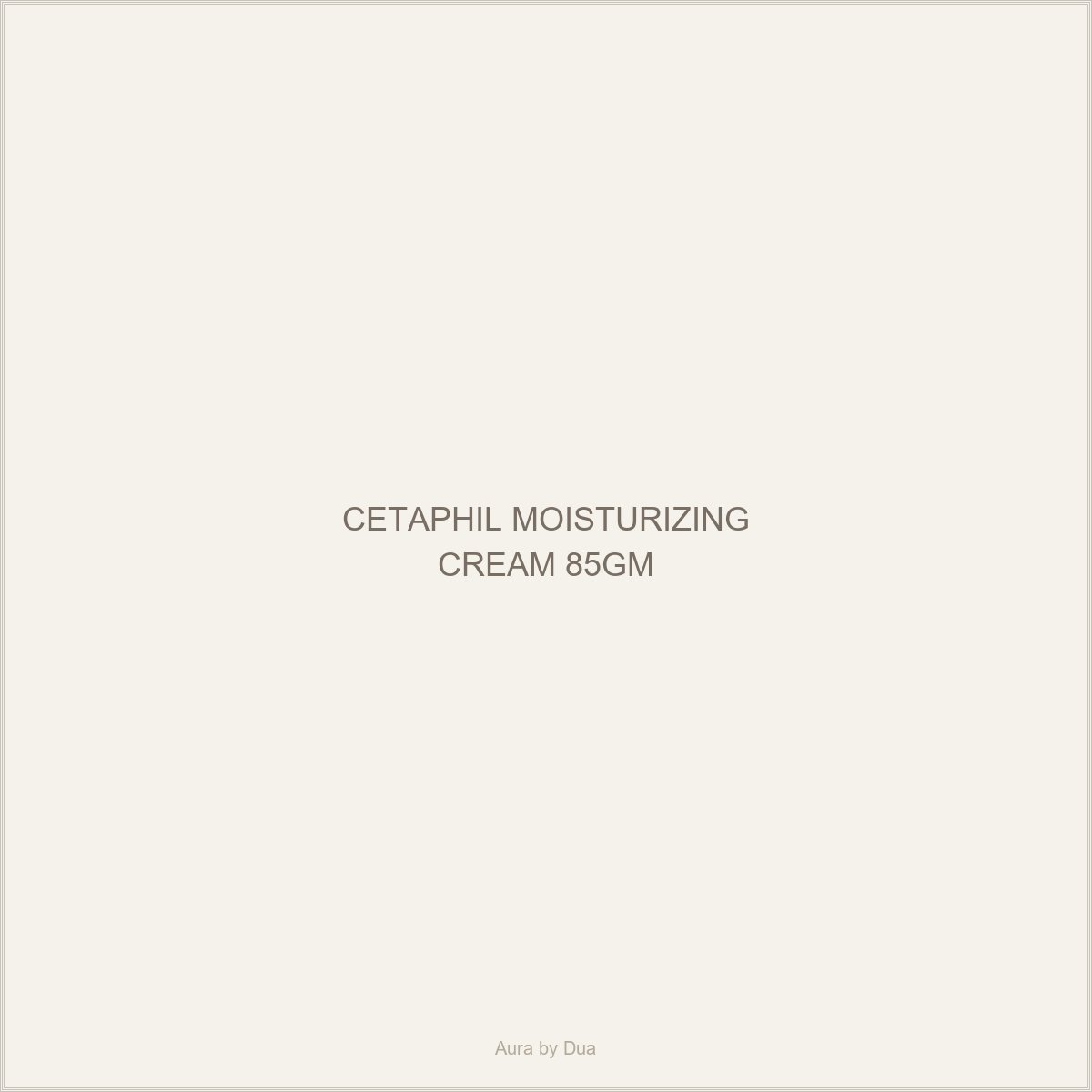 CETAPHIL MOISTURIZING CREAM 85GM