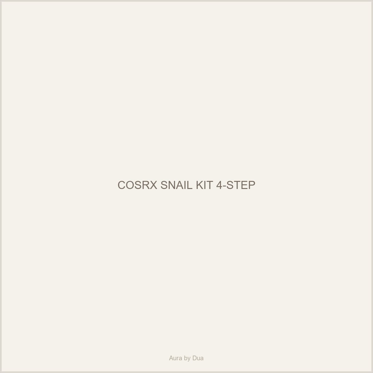 COSRX SNAIL KIT 4-STEP
