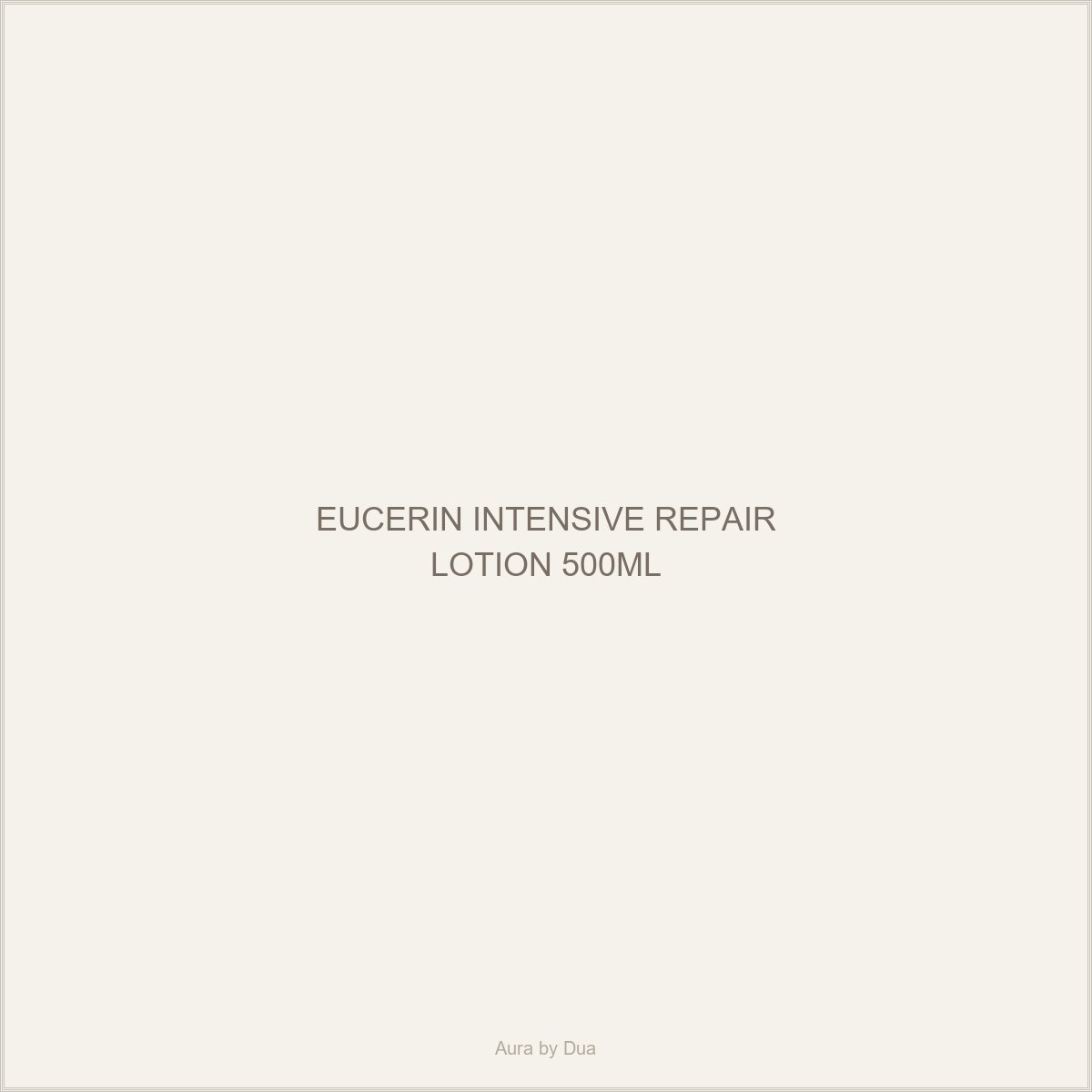 EUCERIN INTENSIVE REPAIR LOTION 500ML