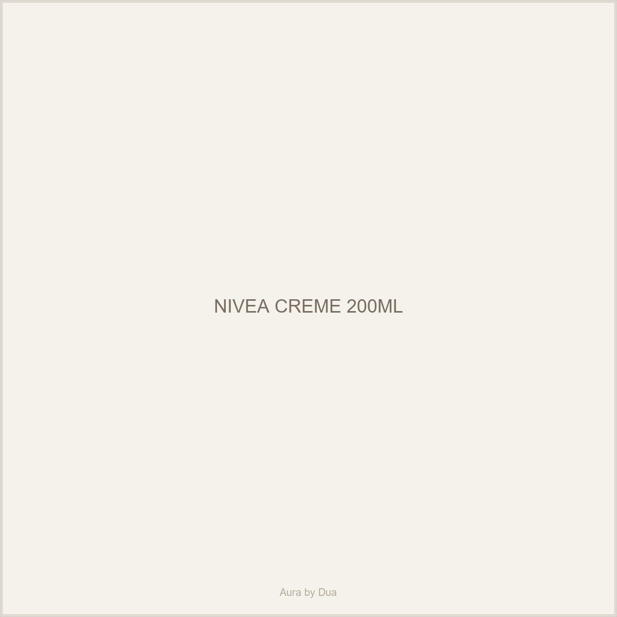 NIVEA CREME 200ML