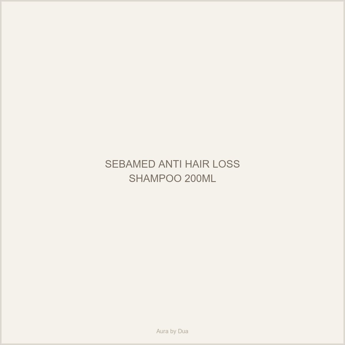 SEBAMED ANTI HAIR LOSS SHAMPOO 200ML