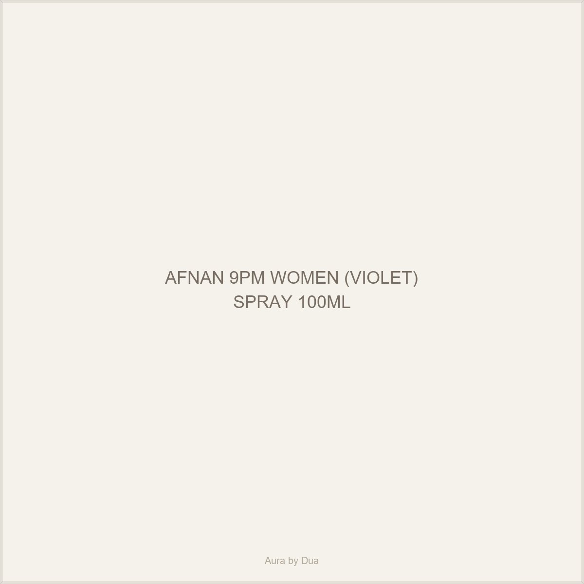 AFNAN 9PM WOMEN (VIOLET) SPRAY 100ML