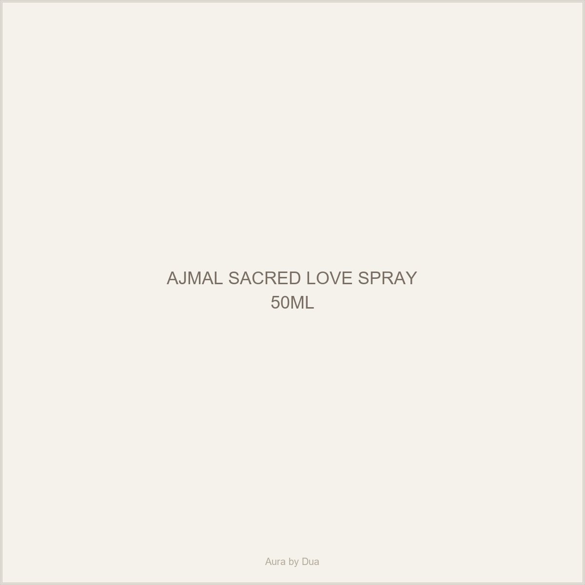 AJMAL SACRED LOVE SPRAY 50ML