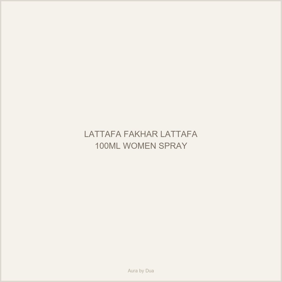 LATTAFA FAKHAR LATTAFA 100ML WOMEN SPRAY