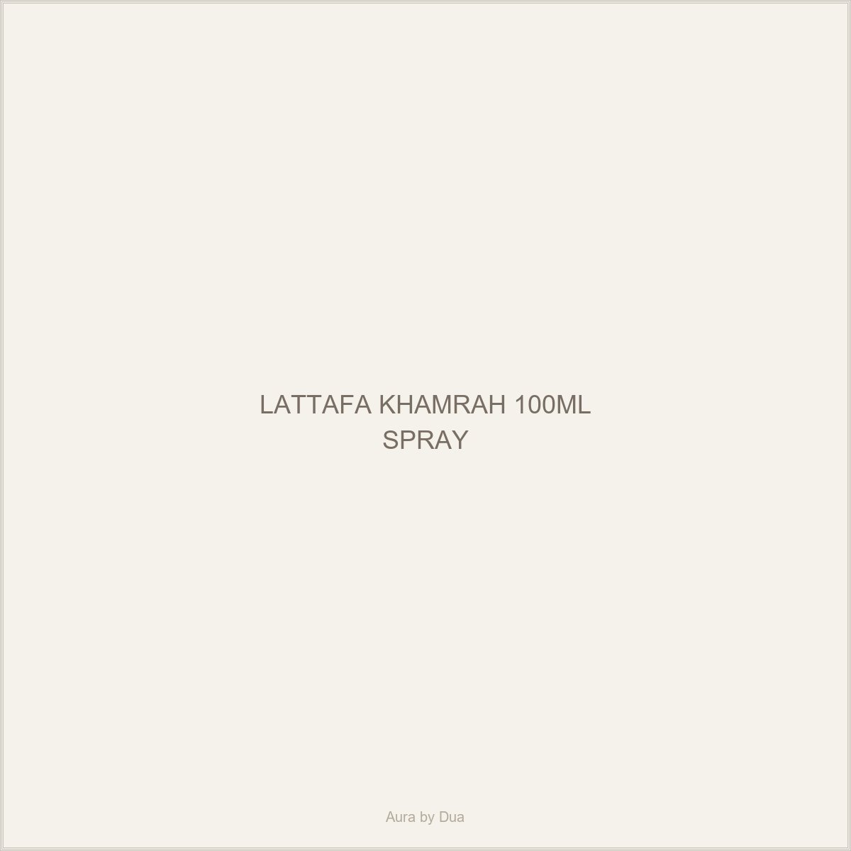 LATTAFA KHAMRAH 100ML SPRAY