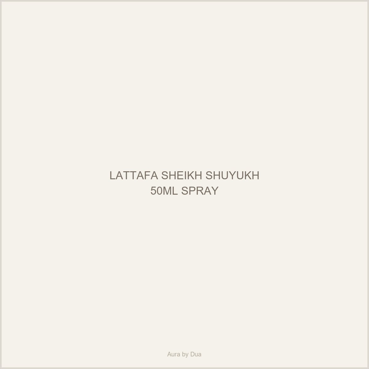 LATTAFA SHEIKH SHUYUKH 50ML SPRAY
