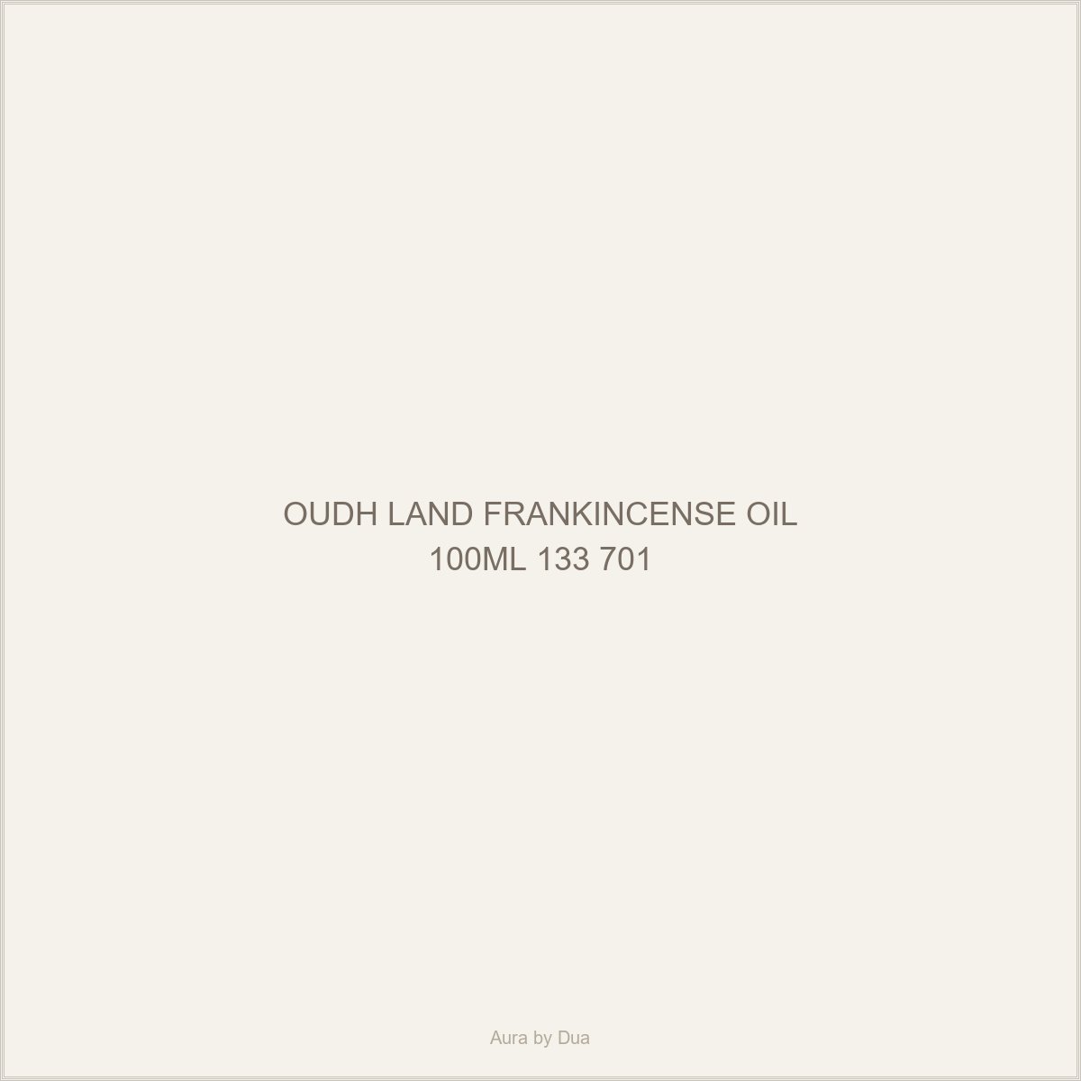 OUDH LAND FRANKINCENSE OIL 100ML 133 701