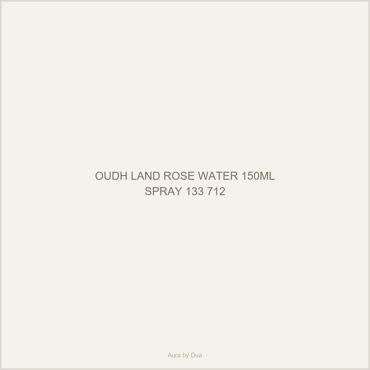 OUDH LAND ROSE WATER 150ML SPRAY 133 712
