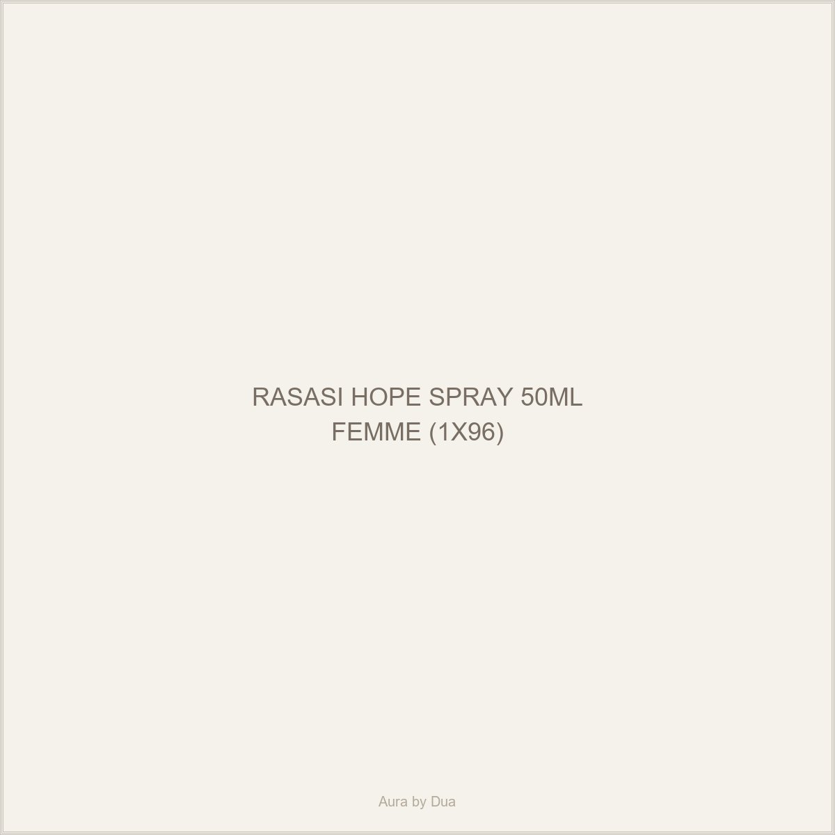 RASASI HOPE SPRAY 50ML FEMME (1X96)