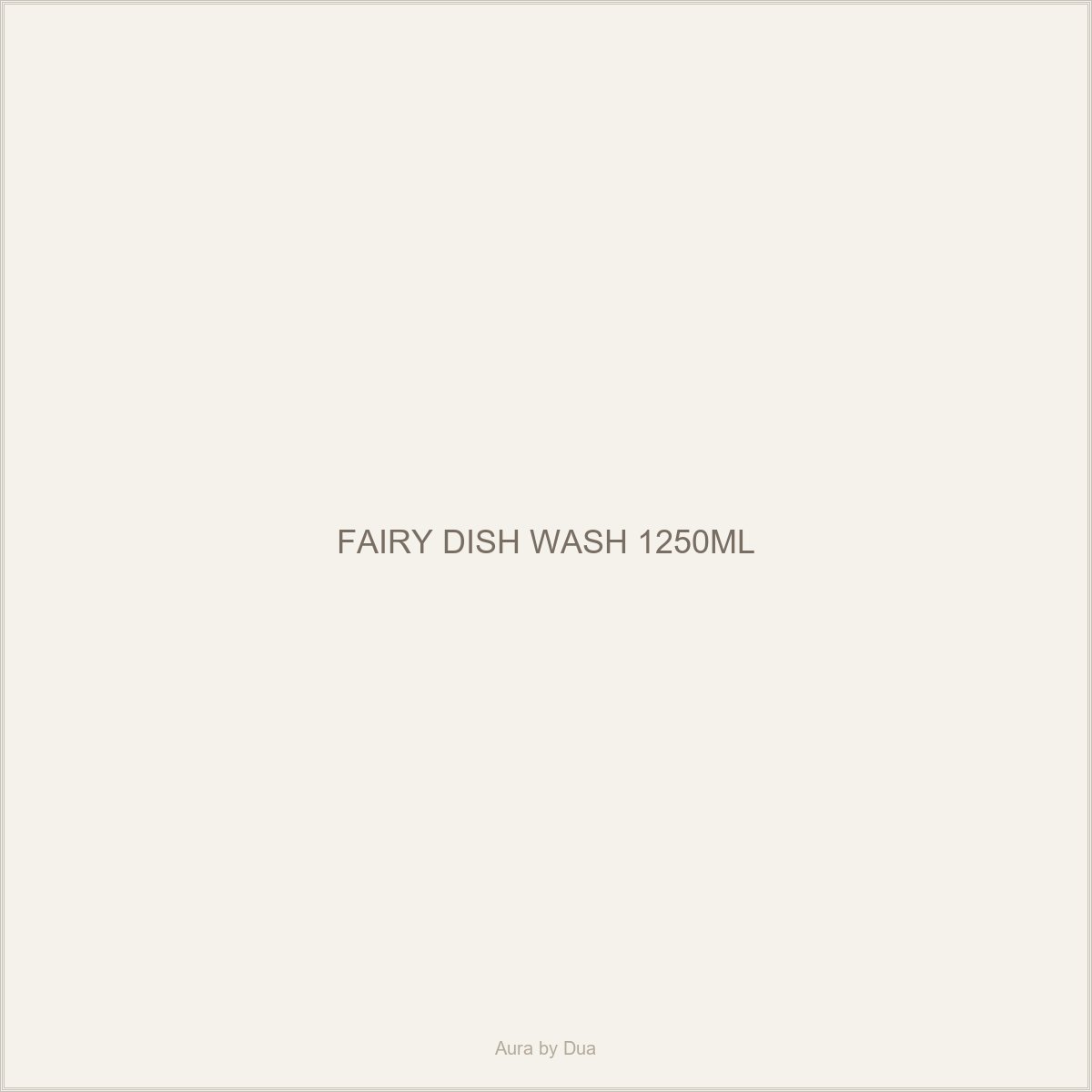 FAIRY DISH WASH 1250ML