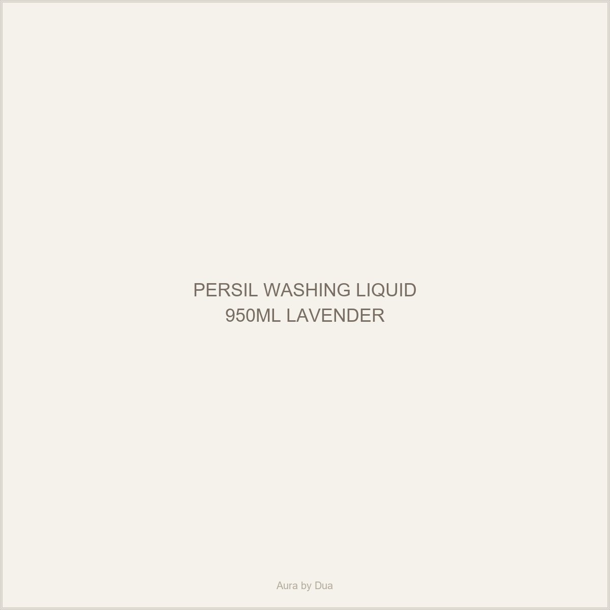 PERSIL WASHING LIQUID 950ML LAVENDER