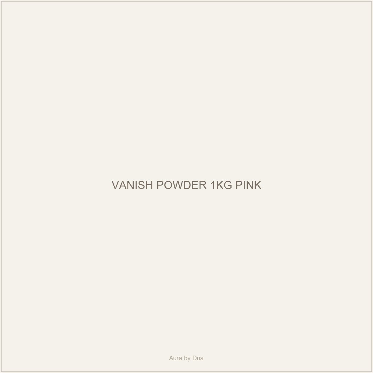 VANISH POWDER 1KG PINK
